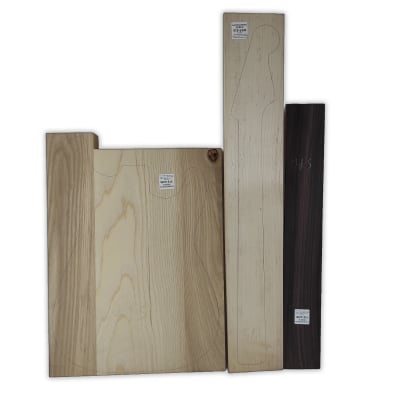 Pack de Maderas WCP-315 para Guitarra, Cuerpo de Ash + Mastil de Maple + Diapason de Indian Rosewood1