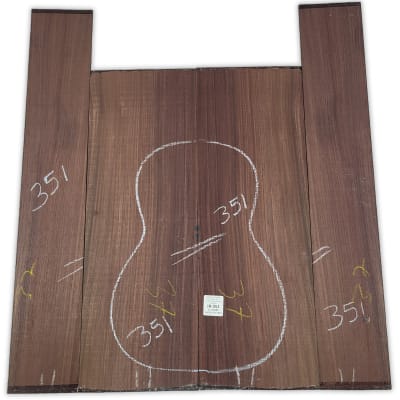 Set de Aros y Fondo IR-351 de Indian Rosewood Especial para Instrumentos Pequeños / Corte Radial1