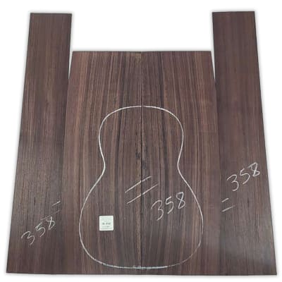 Set de Aros y Fondo IR-358 de Indian Rosewood Especial para Instrumentos Pequeños / Corte Radial1