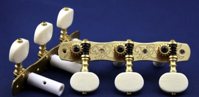 Clavijero Guitarra Clásica Gotoh 3L+3R Gold 35G1800-2M Bronce Sólido