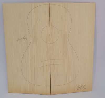 Tapa Armonica Unica REF: 3800 de Abeto Aleman AA1