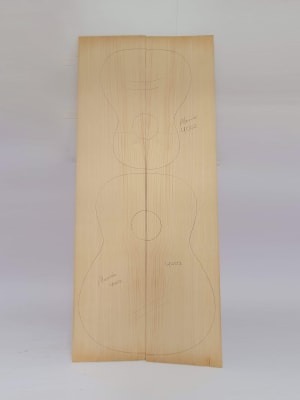 Tapa Armonica Unica REF: 4002 SUPER EXTRA GRANDE! de Abeto Aleman Especial AAA1