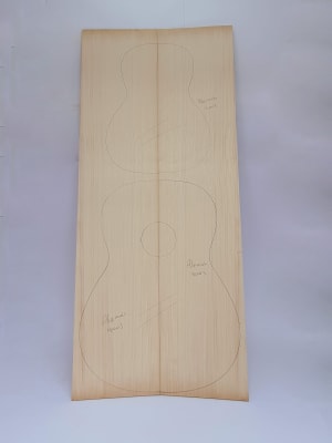 Tapa Armonica Unica REF: 4003 SUPER EXTRA GRANDE! de Abeto Aleman Especial AAA1