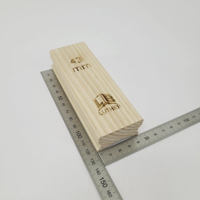 Taco con Radio 43 mm para Lijado de Violin