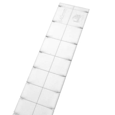 Plantilla en Acrilico para Diapason de Guitarra Clasica. Escala 640