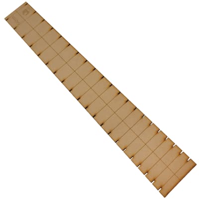 Plantilla en MDF para Diapason de Guitarra Clasica. Escala 640