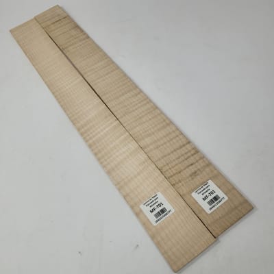 Set de 2 Laminas tipo Espejo MP-701 de Maple Flameado para Artesania1