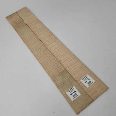 Set de 2 Laminas de Maple Flameado MF-703 para pala de Guitarra o Artesania1
