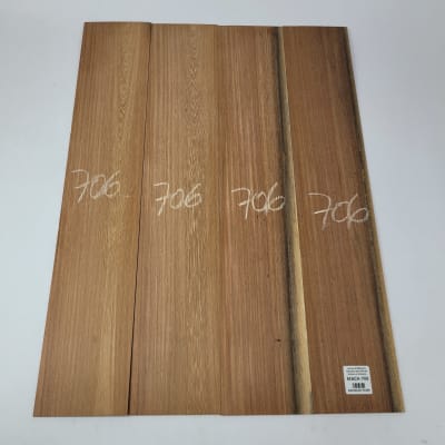 Set de 4 Laminas de Machiche Mexicano MACH-706 para Artesania - Madera con Detalles1