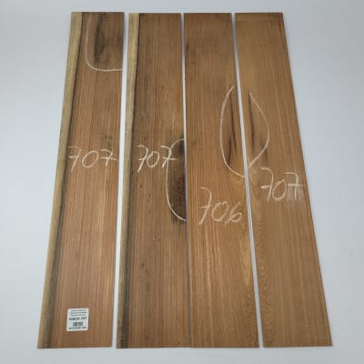 Set de 4 Laminas de Machiche Mexicano MACH-707 para Artesania - Madera con Detalles1