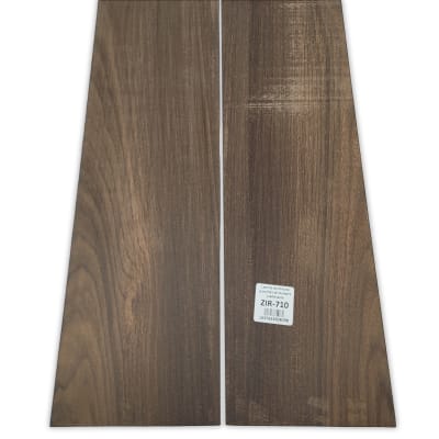 2 Laminas Unica ZIR-710 de Ziricote Mexicano para Pala de Guitarra o Artesania1