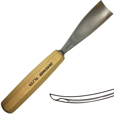 Gubia No 7L Semi Curva de 35 mm de ancho para hacer Cuchara o Cuenco1