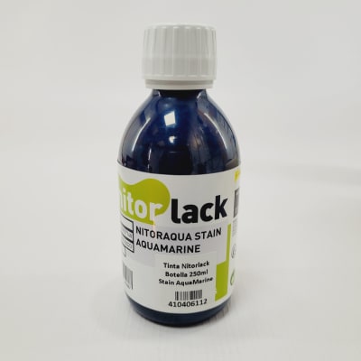 Tinta Stain AquaMarine NitorAqua by Nitorlack de 250 ml para Madera