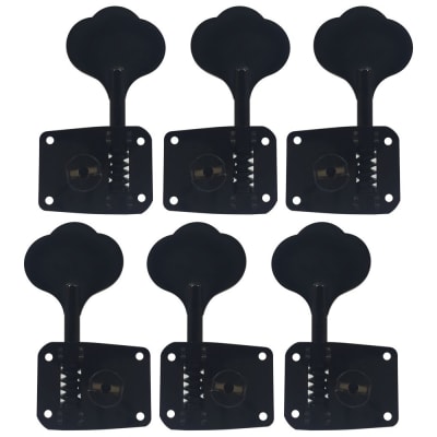 Clavijero Gotoh 3L + 3R Black GB10 para Bajo Electrico