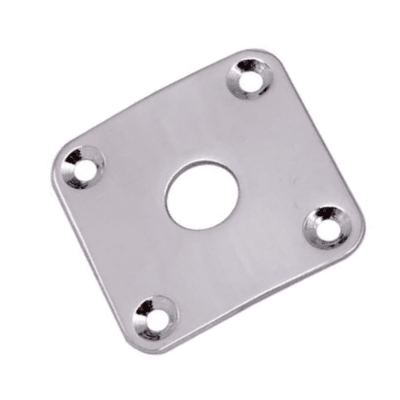 Jack Plate Metalico para Les Paul. Color: Chrome1