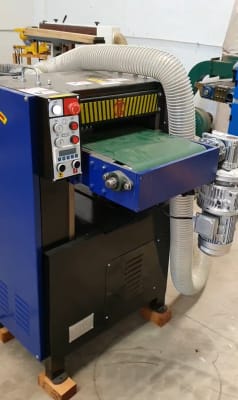 Cepilladora Industrial Automática Cabezal Helicoidal, 380V, Doble Motor de 2.2Kw