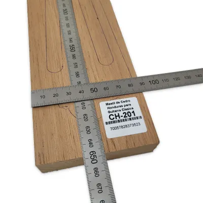 Mastil para Guitarra CH-201 de Cedro Honduras Economico con detalles1