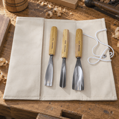 Pack de Gubias Semicurvas y en U Escultor Pfeil con Estuche de Lona1