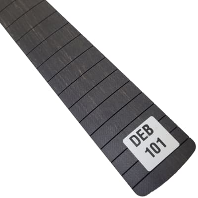 Diapason Ranurado Unico DEB-101 de Ebano Africano Especial para Guitarra Escala 25.5