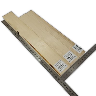 Set de 3 Barras Armonicas AA-522 de Abeto Alemán para Armado Interno / Piezas Presentan nudos y hoyitos1