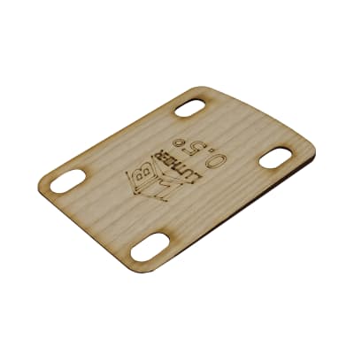 Shim Neck Sumplementos en Angulo LB Luthier. Tipo Stratocaster