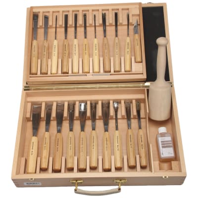Set de Gubias Pfeil Hbs25 con Maletin para Tallado en Madera (26 pcs)1