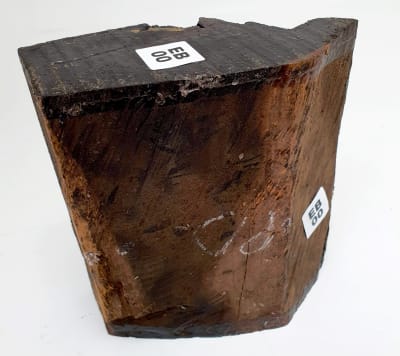 Pieza Unica REF: EB-00 de Ebano para Artesania y Tallado1