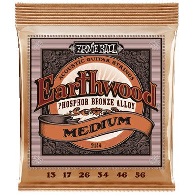 Cuerdas para Guitarra Electroacustica. Mod: 2144. 6-String. Medium Phosphor Bronze Alloy .013 - .0561