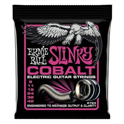 Cuerdas para Guitarra Electrica. 6-String. Slinky Cobalt .009 - .0421