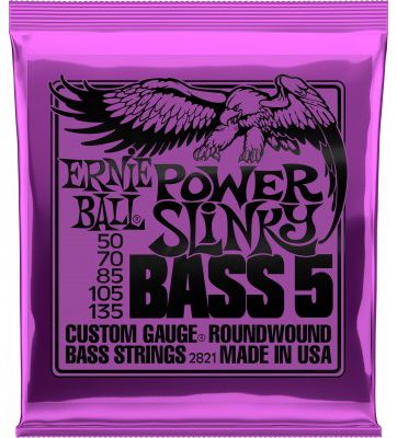 Cuerdas para Bajo Electrico. 5-String. Power Slinky .050 - .1351