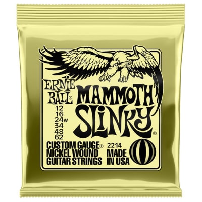 Cuerdas para Guitarra Electrica. 6-String. Mammonth Slinky .012 - .0681