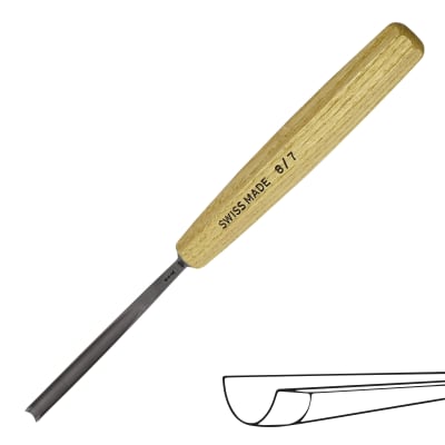 Gubia No 8 Semi Curva de 7 mm de ancho1