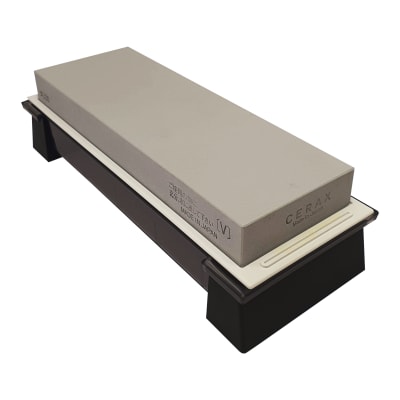 Piedra Cerax Plana Mod: CR-400-G para Afilado de Formones, Cuchillos, Cepillos. Grano 3201