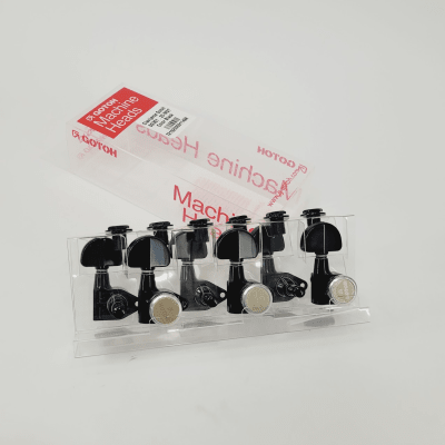Clavijero Gotoh con Locking MGT 3L+ 3R Black SG301-20