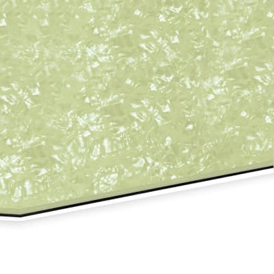 Lamina para Pickguard 220 x 300 mm. Mod: PC-VP. Color: Green Pearloid. 4-ply 