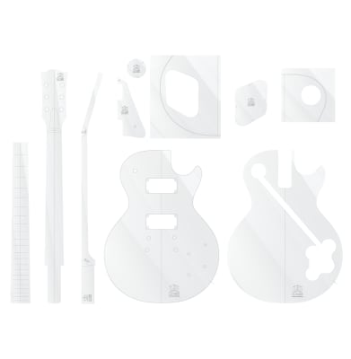 Plantilla en Acrilico de Gibson Les Paul1