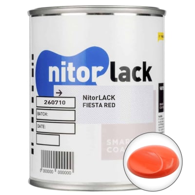 Nitrocelulosa Nitorlack Fiesta Red de 500 ml1