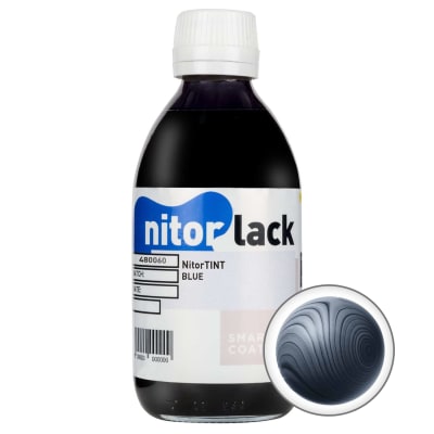 Tinta Nitorlack Azul de 250 ml para Madera