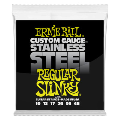 Cuerdas para Guitarra Electrica. Mod: 2246. Stainless Regular Slinky .010 - .0461