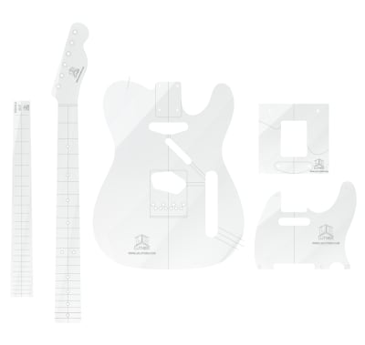 Plantilla Marca LB Luthier de Telecaster en Acrilico1