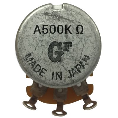 Potenciometro Gotoh. Grande 500K A. Vastago Largo1