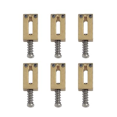 Set de Saddles para Guitarra. Mod: S199. Color: Gold1