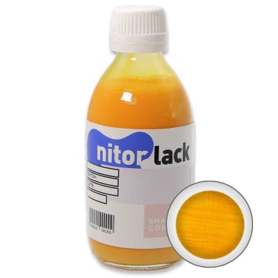Tinta Stain Yellow Santana NitorAqua by Nitorlack de 250 ml para Madera1