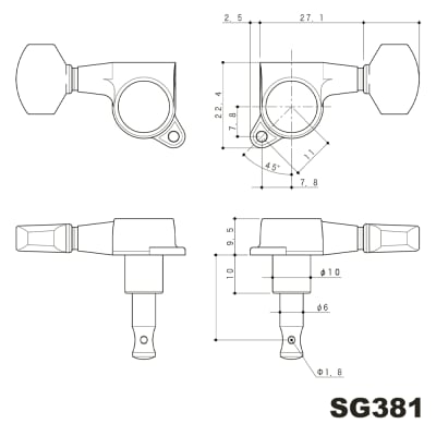 Clavija 1L Cosmo Black SG381-07