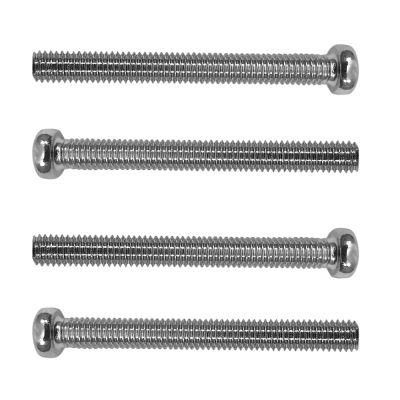 Set de Tornillos para Capsula Humbucker, Tornillos Mounting Ring y Resortes. Color Chrome1