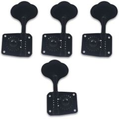 Clavijero Gotoh 3R+1L Black GB10 para Bajo Electrico