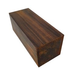 Bloque de Cocobolo de 90 x 38 x 38 milimetros