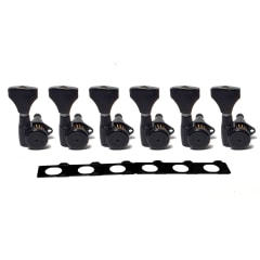 Clavijero Kit 6L con Locking. Mod 6K1GL0B-DHS. Color Black