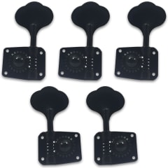 Clavijero Gotoh 3R+2L Black GB10 para Bajo Electrico