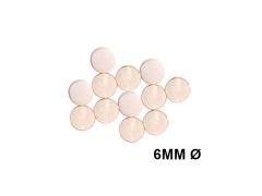 Dots de Madre Perla de 6 mm ( 12 pcs ) 